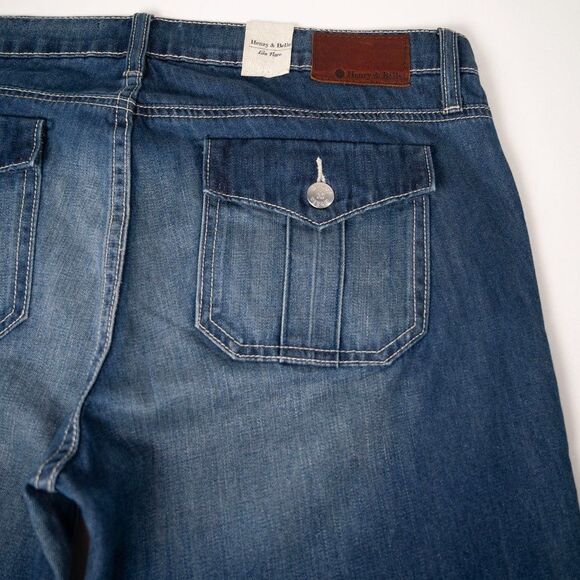 Henry & Belle Lila Flare with Flap Jeans Size 31 - New with Tags - Picture 11 of 13